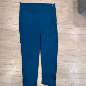 Teal High-Waisted Leggings